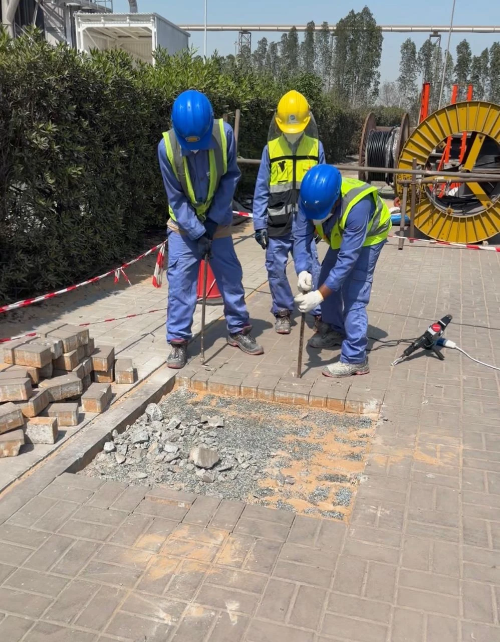 Paving preparation